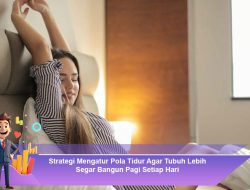 Strategi Mengatur Pola Tidur Agar Tubuh Lebih Segar Bangun Pagi Setiap Hari